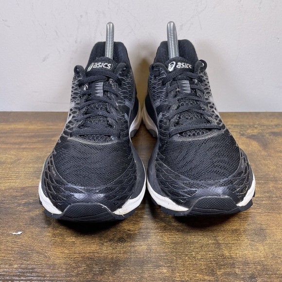 Asics Gel Nimbus 18 Women's Size 7.5 Black/White Athletic Running Shoes - Picture 2 of 8